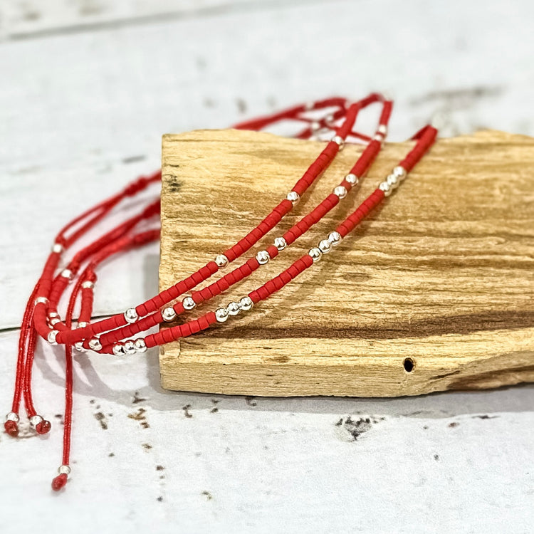 Conjunto rojo Plata