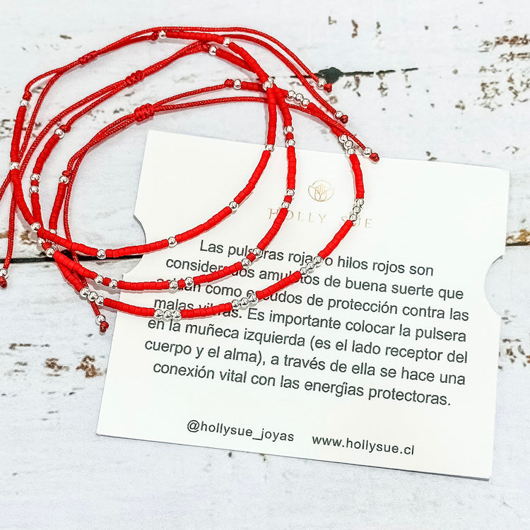 Conjunto rojo Plata