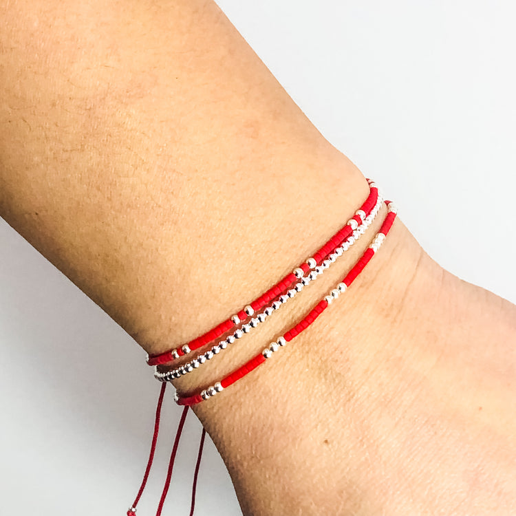 Conjunto 3 pulseras Plata