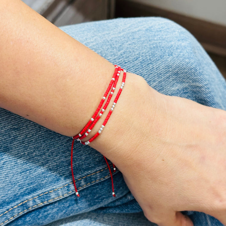 Conjunto rojo Plata
