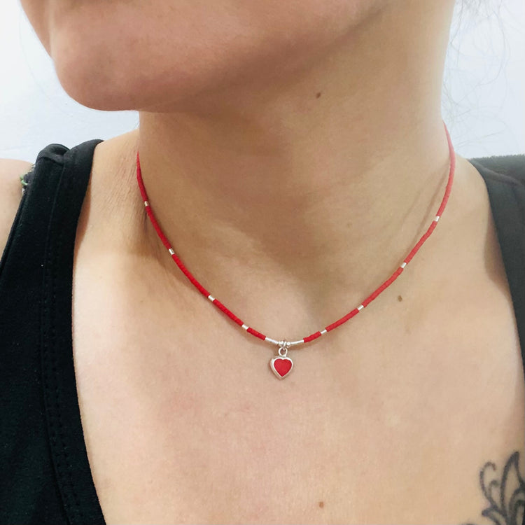 Collar corazón