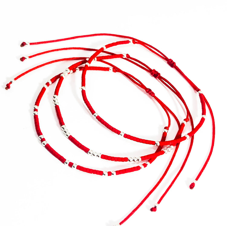 Conjunto rojo Plata