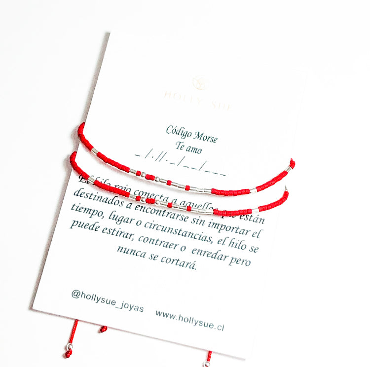 Pulsera Código Morse Te Amo
