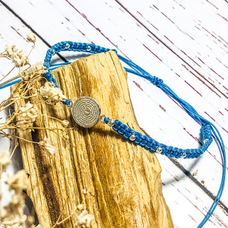 Pulsera Tejida Padre Nuetro conector