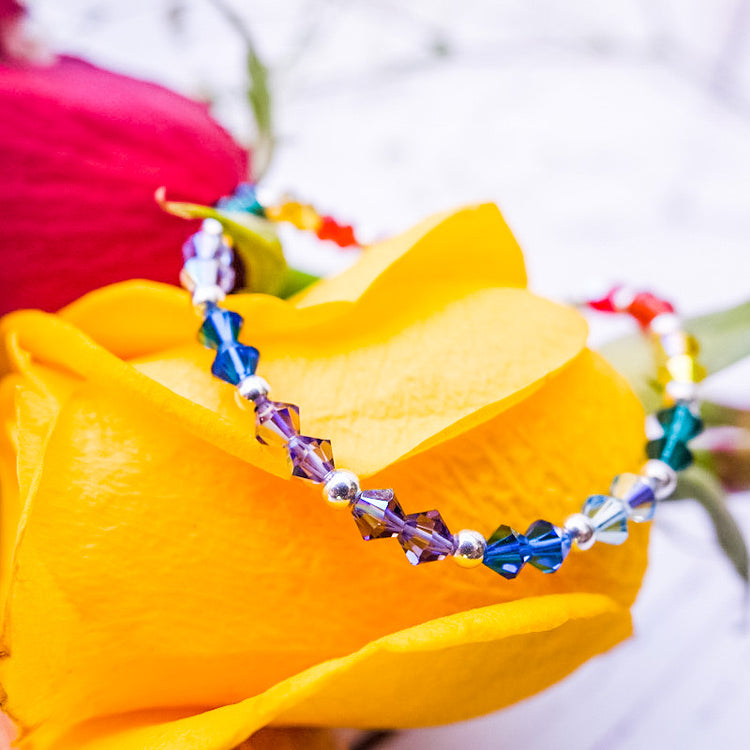 Pulsera 7 Chakras Cristales Swarovki