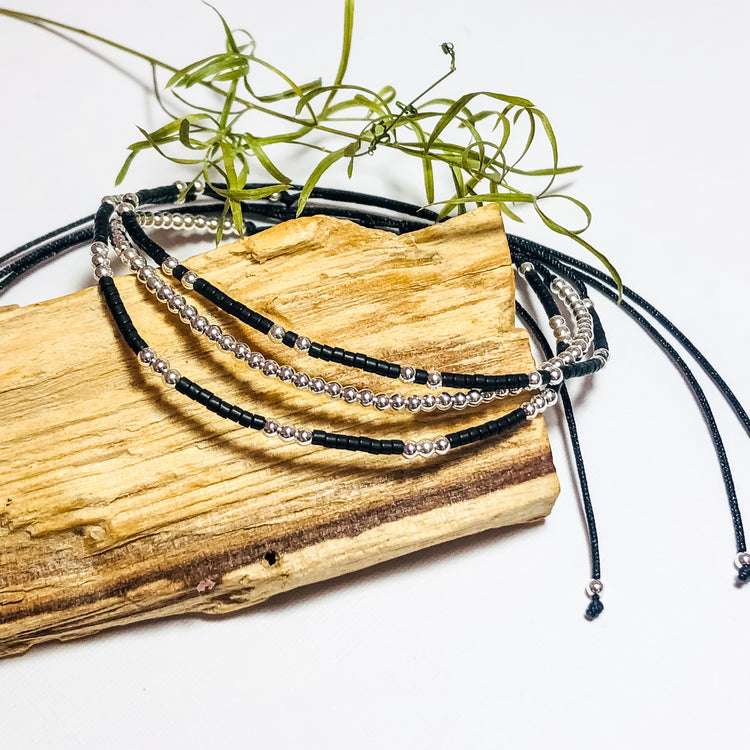Conjunto 3 pulseras Plata