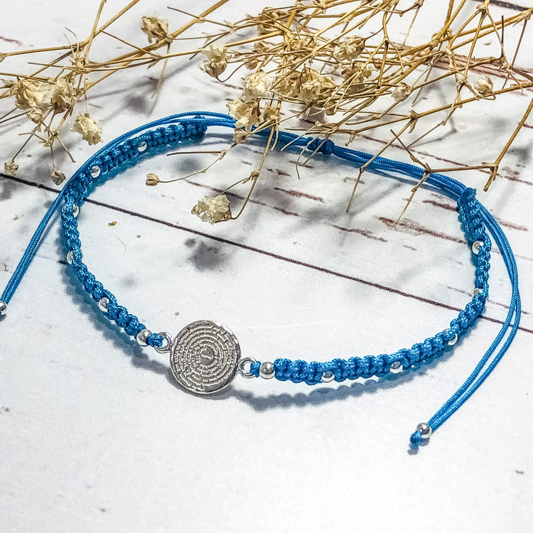 Pulsera Tejida Padre Nuetro conector