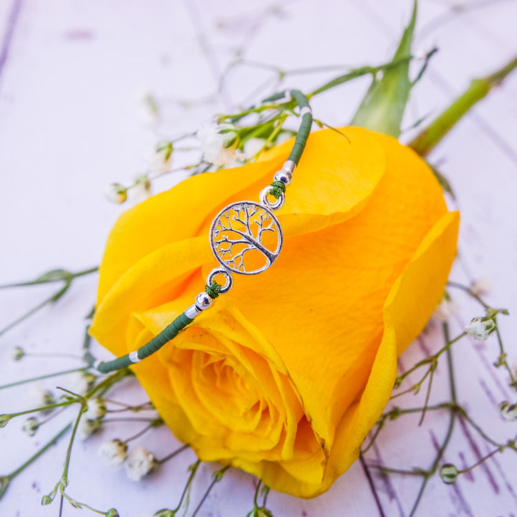 Pulsera Mostacillas árbol de la vida