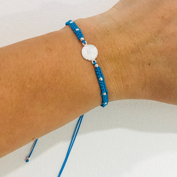 Pulsera Tejida Padre Nuetro conector