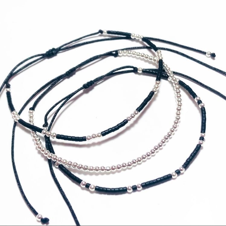Conjunto 3 pulseras Plata