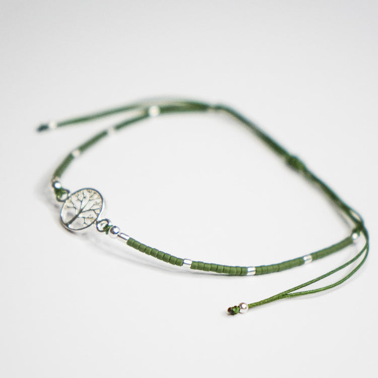 Pulsera Mostacillas árbol de la vida